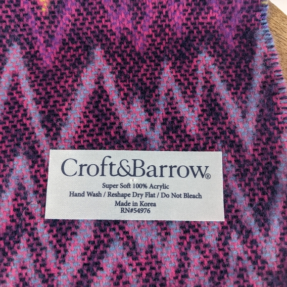 Croft & Barrow Zig-Zag Scarf - Picture 7 of 7